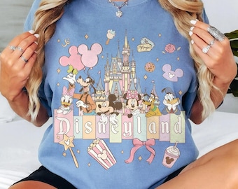 Disneyland The Original Comfort Colors Tshirt, Mickey Disneyland Shirt, Mickey and Friends Tee