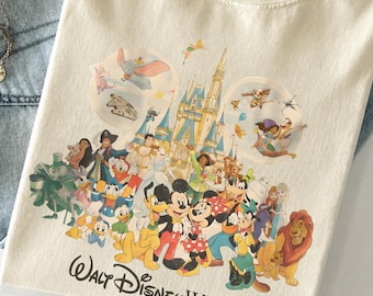 Vintage Walt Disney World Storybook T-Shirt, Est 1971 Shirt, Disneyland Trip 2026 Tee