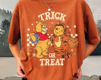 Süßes oder Saures Pooh und Tigger Shirt, Winnie The Pooh Halloween, Winnie Pooh gruselige Saison