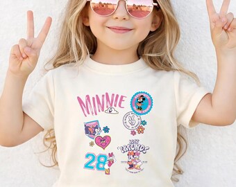Klassisches Minnie Maus und Daisy Duck Kid Shirt, Disney Bestie, Disneyland Girls Passende Reise