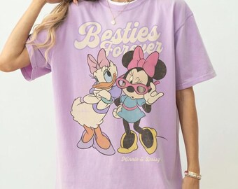 Vintage Minnie Daisy Bestie Shirt, Vintage Cartoon Apparel, Best Friend Gift