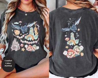 Epic Universe Shirt, Orlando Park Epic, Coquette Bow Mario Baby Tee, How To Train Your Dragon Shirts