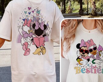 Vintage Disney Minnie Girls Just Wanna Have Fun Shirt, Besties Trip Shirt, Disneyland Apparel