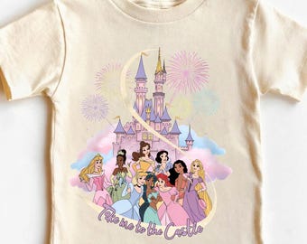 Retro Prinzessin Baby Shirt, Disneyworld Prinzessinnen Shirt, Disney Girl, Disneyland Girls Trip