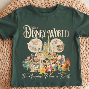 Walt Disney World Storybook Barntröja, Walt Disney World Ungdomströja, 90-tals Disney Merch T-shirt bild 5