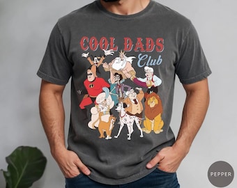 Retro 90er Jahre Disney Cool Dad Clubs T-Shirt, lustiges Vati-Sohn Geschenk, doof Mufasa König Triton