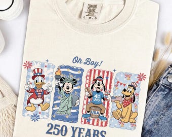 Custom Disney Birthday Crew Comfort Colors Shirt, Personalized Mickey Friends Balloon Tee, Family Matching Tee