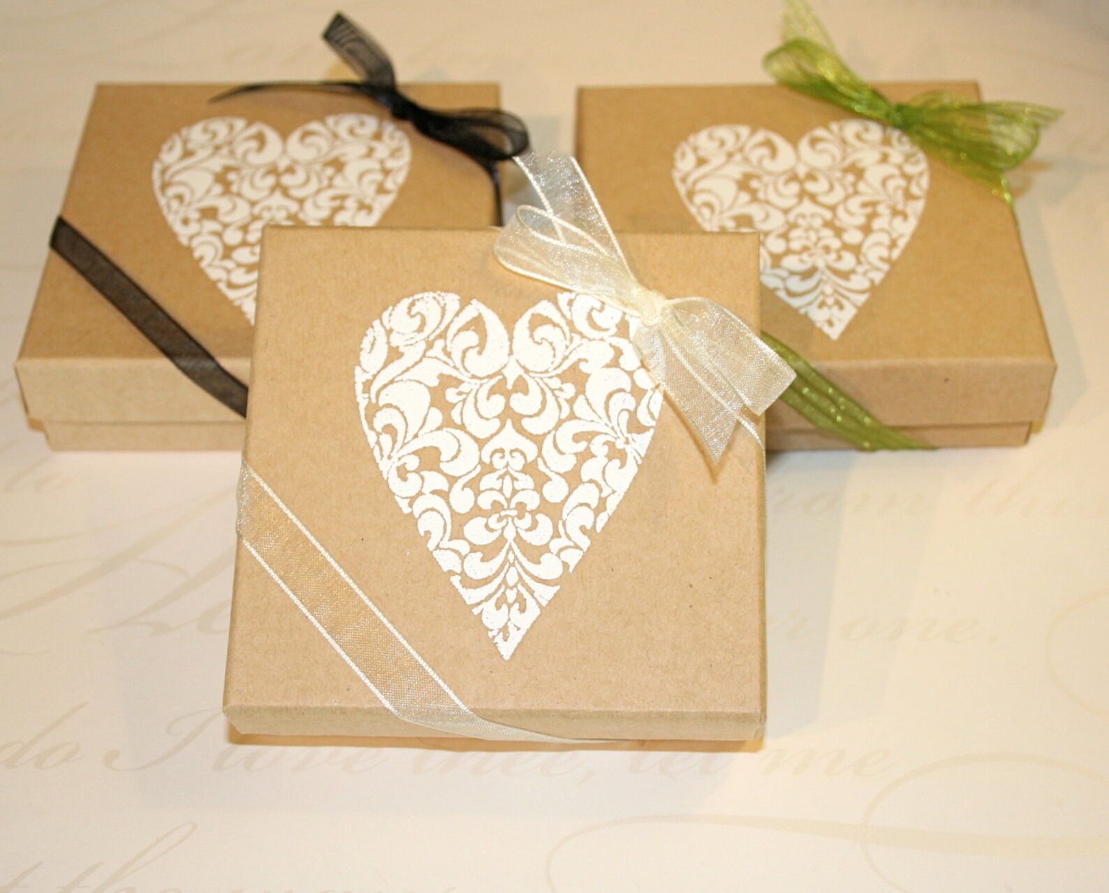 Wedding Gift Box Embossed Gift Boxes Paper Gift Box Jewelry Etsy