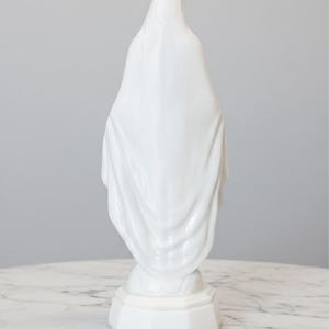 Translucent Virgin Mary Statue | Catholic Gift | Home Altar Decor | Religious Decor | Resin image 9