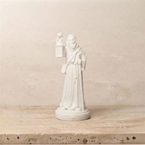 Sankt Longinus-staty | Katolsk heminredning | Skulptur i vit harts | Religiös gåva