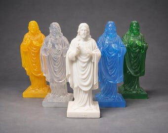 Jesus Christ Statue | Modern Resin Sculpture, Open Arms Welcome Home Decor