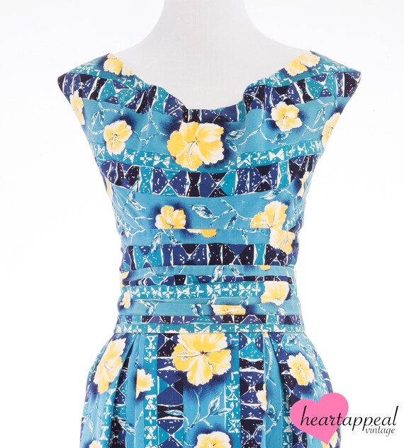 Vintage 1950s Maile of Hawaii Dress // Tropical B… - image 2
