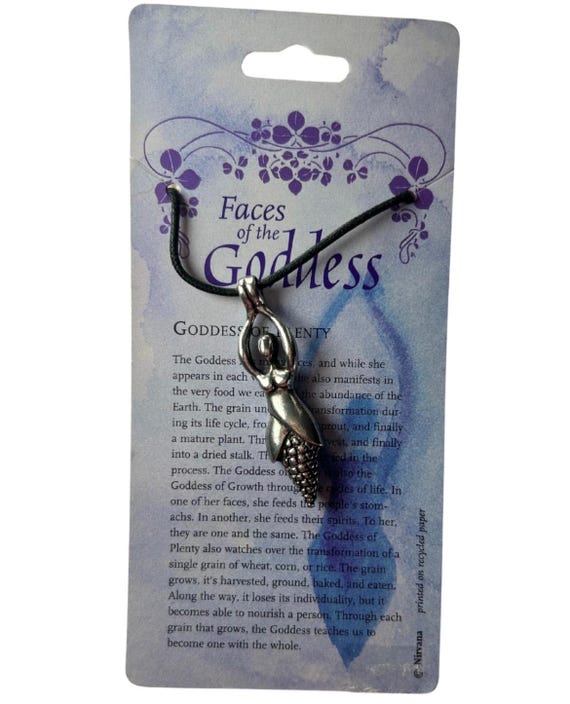 Vintage Goddess Pendant – Faces of the Goddess Collection - Goddess Of Plenty