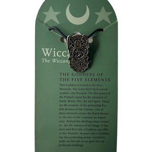 Vintage Wicca-hänge - De fem elementens gudinna