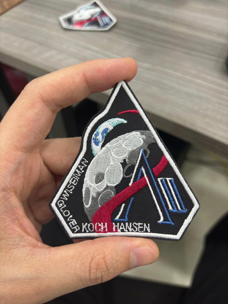 Artemis II Mission Patches, Embroidered Iron on Patch, Artemis 2 Space ...