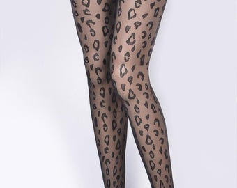 Leopard Print Fashion Stocking