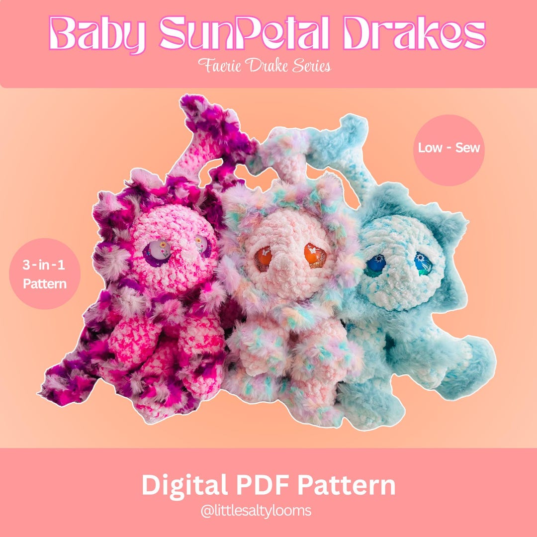 Drake Patterns Baby Sunpetal Drakes Crochet Pattern - Etsy