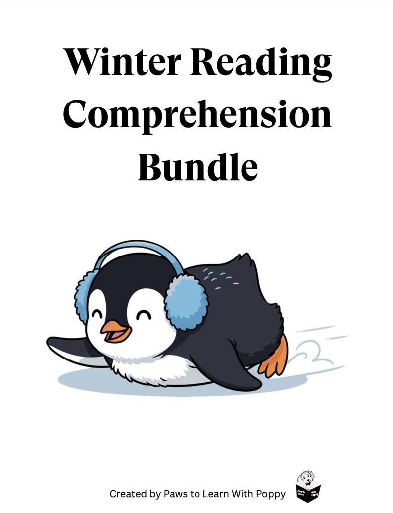 Winter Reading Comprehension Bundle - Etsy