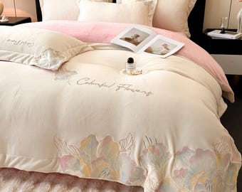 Comfortable & Soft Girl's Bedding Set - Milk Fleece Sheet Set for Cozy Sleep