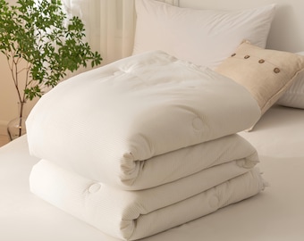 Washed Cotton Summer Quilt - Soft & Breathable Bedding