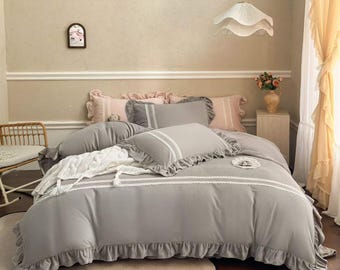 Set di biancheria da letto in morbido pile Milk Fleece – Copripiumino caldo per l'inverno