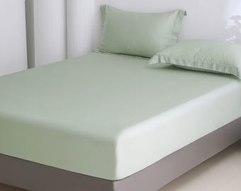 Tencel Spannbettlaken, Solid Color Bettwäsche