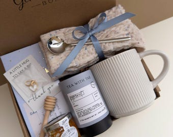 Thinking of You Gift Box for Her, Cozy Comfort Care Package, Encouragement Self Care Gift