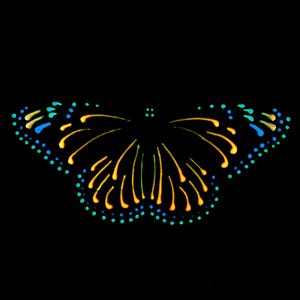 butterfly mobile with glow-in-the-dark paint elements image 10