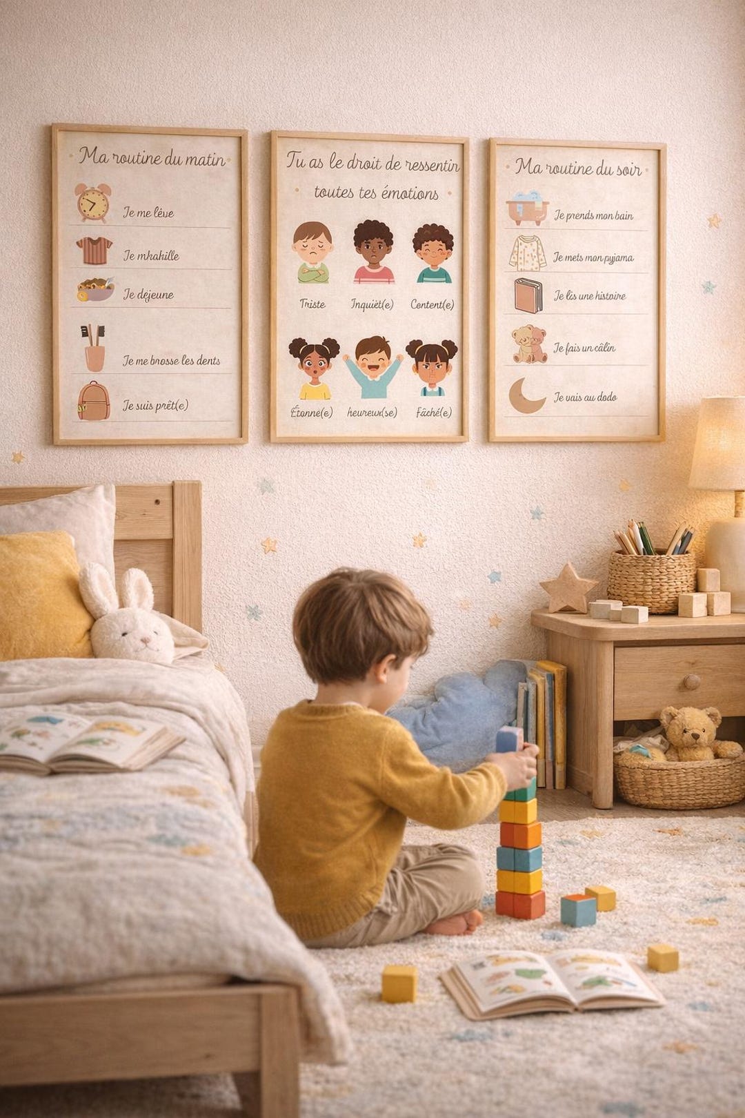 Printable Children's Routine Posters – Morning & Evening Routine ...