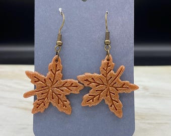 Falling Leaves Polymer Clay Earrings