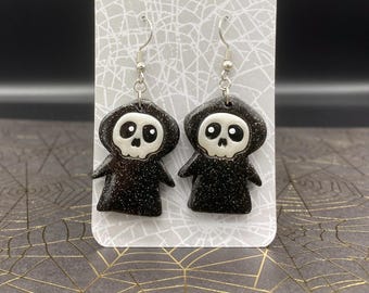 Adorable Reaper Clay Earrings