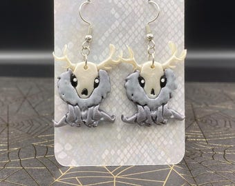 Cute Wendigo Cryptid Earrings