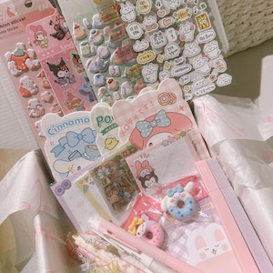 Mystisk brevpapperspåse | Anteckningsblock, klistermärken, washitejp, Sanrio