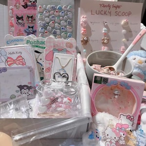 Kawaii Mystery Scoop Box: accessoires, schrijfwaren, speelgoed, enz! Sanrio-thema