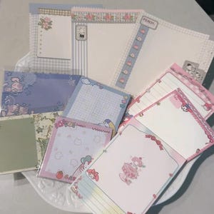 Kawaii-anteckningsblock och självhäftande anteckningsblock | Japanskt brevpapper