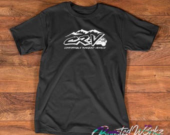 Honda CR-V Offroad Frontend Logo Shirt Rd1 Realtime AWD Black