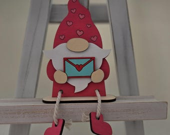 Love Letter Gnome Shelf Sitter