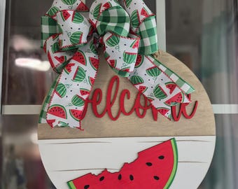 15" Door Sign - Watermelon