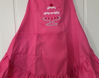 Kid's Ruffled Cake Apron