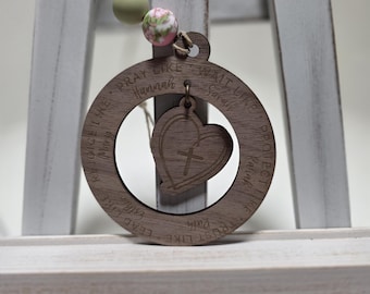Faith Like Car Charm