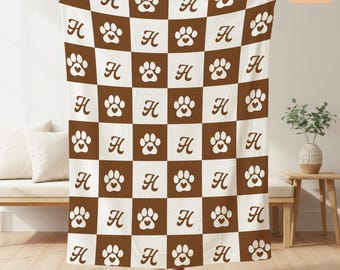 Personalized Dog Blanket with Name, Custom Puppy Blanket Gift, Plush Pet Throw, Dog Lover Gift, New Puppy Keepsake Blanket, Custom Pet Throw