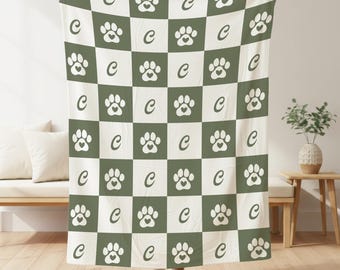 Custom Dog Name Blanket, Personalized Dog Blanket, Custom Pet Throw, Soft Plush Pet Gift, Dog Mom Gift, Cozy Custom Dog Lover Blanket