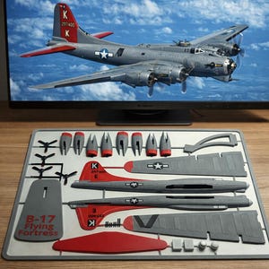 B-17 Flying Fortress Model Kit | 3D Printed Aircraft Kit++