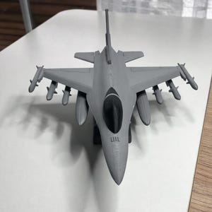F-16 Falcon 3D Printed Model Kit – DIY Aviation Gift
