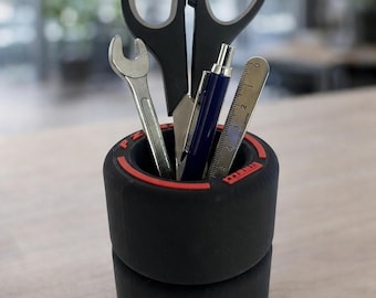 Racing Tire Pen Holder