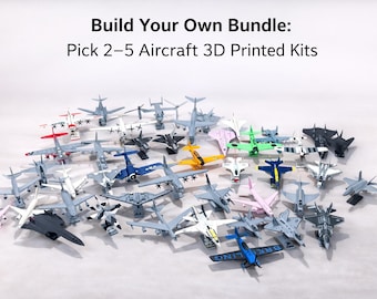 Build Your Own Bundle: Pick 1–5 Aircraft's 3D Printed Kits