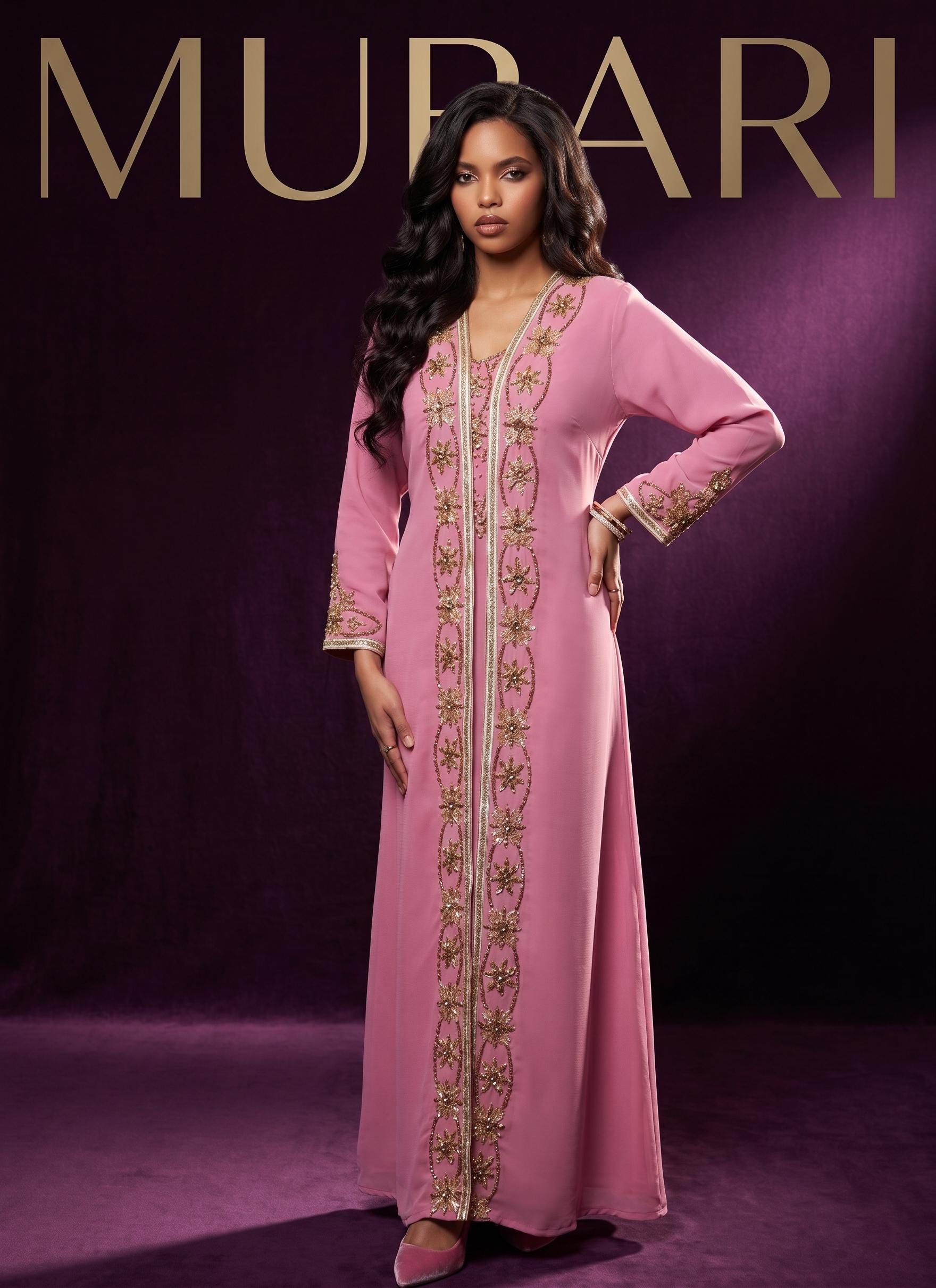 strapless open back dress Moroccan Caftan Khaleeji Thobe Gown main image 1
