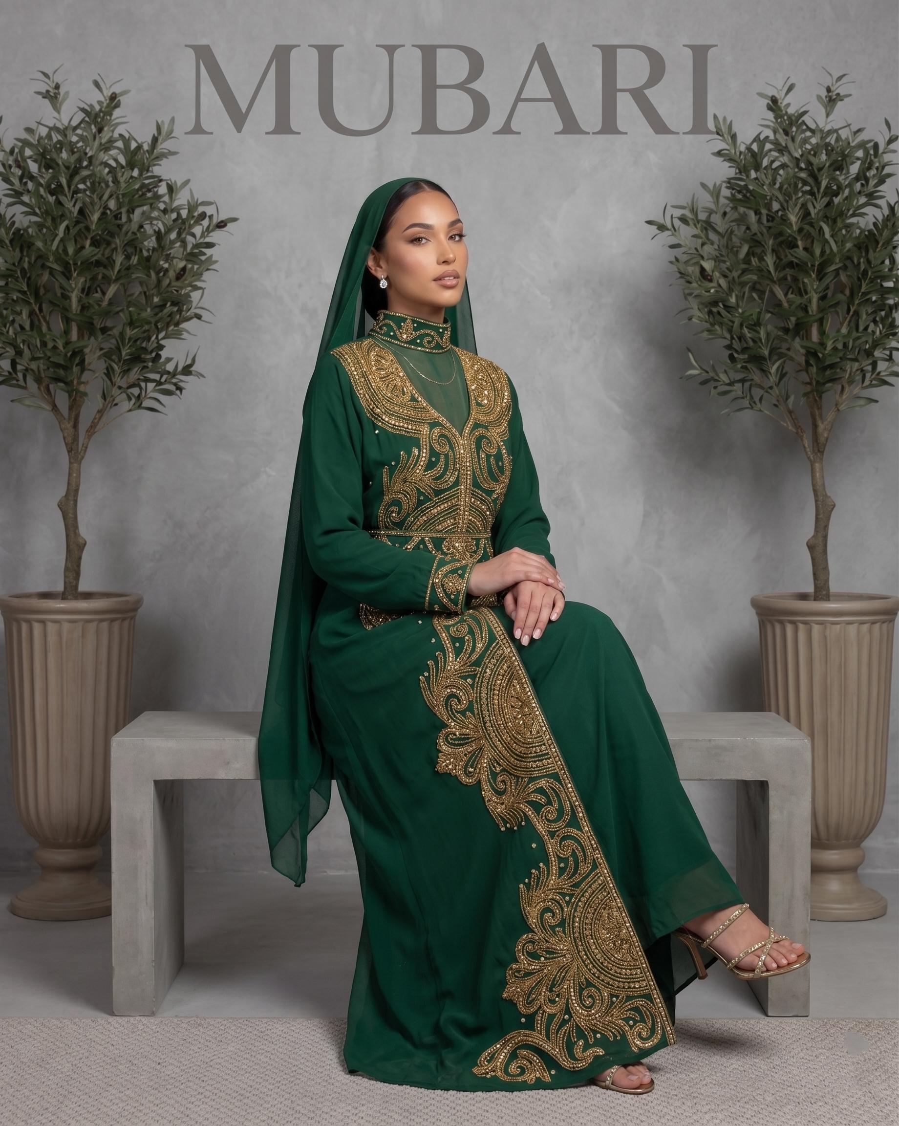 eyeshadow looks with green dress L-7XL) Kim Kima Plus Size Gold Abaya Formal Muslim Dress – Pluspreorder