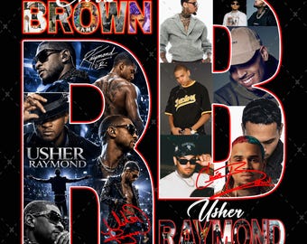 Raymond & Brown Tour 2026, Usher x Chris Brown Tshirt Design ( Digital Download)