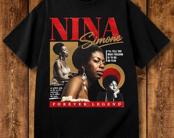 Nina Simone Jazz Legend PNG, Black Music History Design (Digital Download)